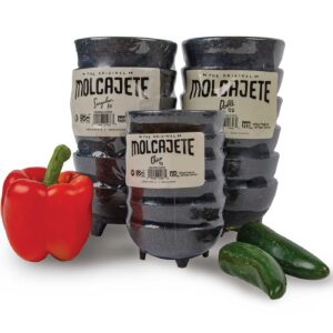 Molcajetes Mediano Doble (Sleeve) - 10 oz., Charcoal