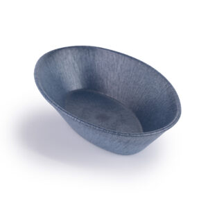 Serving Basket - 9" Small Oval, Blueberry