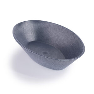 Serving Basket - 10" Large Oval, Blueberry