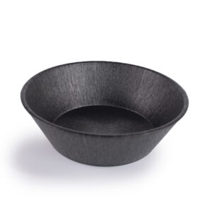 Serving Basket - 8" Small Round, Charcoal