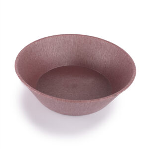 Serving Basket - 9" Large Round, Raspberry