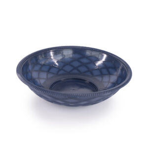 Serving Basket - 9" Round Weave, Blueberry