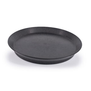 Deli Server - 12" Round (Short Base), Charcoal