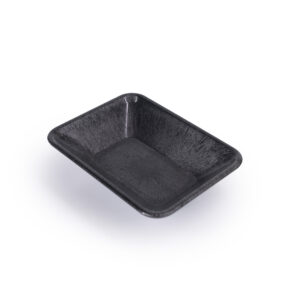 Condiment Server - 3-1/2" x 5" Rectangle, Charcoal