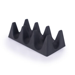 Taco Cradle - 3 shell - 5-3/4" x 3-1/8" x 1-3/4", Charcoal